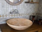 Νιπτήρες ειδική κατασκευή μετατροπή travertino
