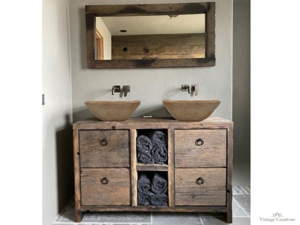 Άρτεμις ρουστίκ έπιπλο μπάνιου