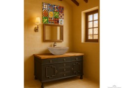 Dimitsana Traditional Rustic Bathroom Furniture