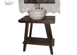 Bathroom furniture Ionia with Travertine washbasins