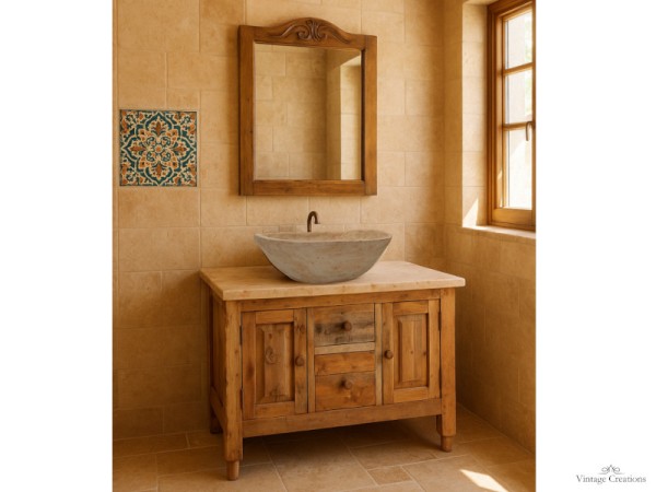Epirus Rustic Bathroom Furniture Price