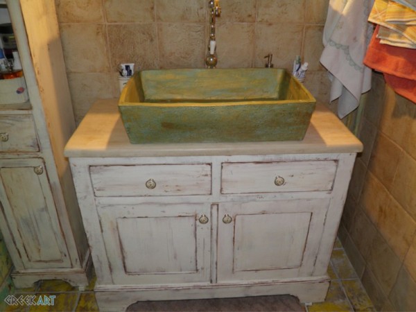 Faidra Antique Bathroom Furniture Handmade Top
