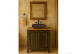 Handmade Country Bathroom Furniture Aged Sifnos