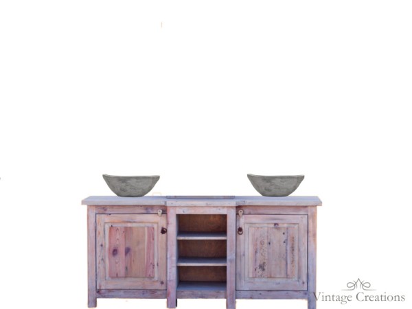 Hera Rustic Handmade Bathroom Furniture Compositions