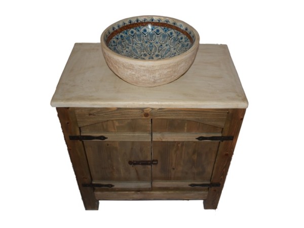 Μπάνιου Έπιπλα Rustic Ζορμπάς Οικονομικά