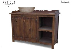 Rea Rustic Bathroom Furniture Wooden Solid
