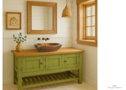 Retro Handmade Bathroom Furniture Aged Calliope