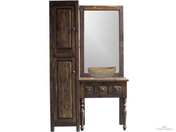 Rustic Bathroom Composition Lefkada