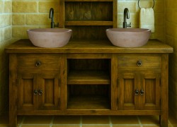 Sofia rustic bathroom furniture ecological
