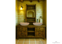 Sofia rustic bathroom furniture ecological