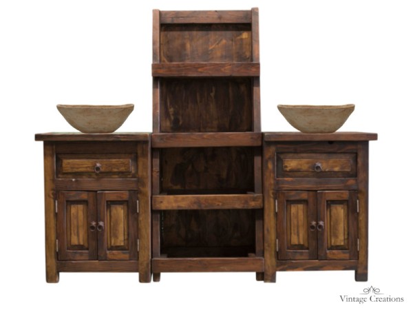 Sofia rustic bathroom furniture ecological