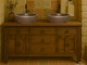 Tzoumerka rustic wooden bathroom furniture