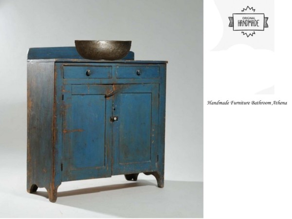 Vintage Handmade Furniture Bathroom Athena