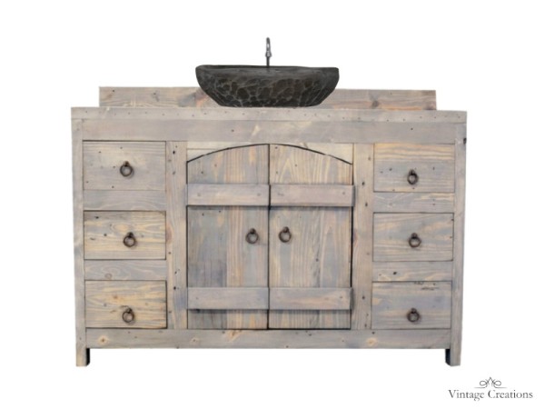 Greek rustic bathroom furniture Artemida