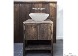 Wooden bathroom furniture Leandros