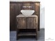Wooden bathroom furniture Leandros