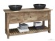Large rustic bathroom furniture Doxa