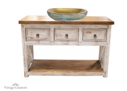 Handmade Bathroom Furniture antique Gavdos offers