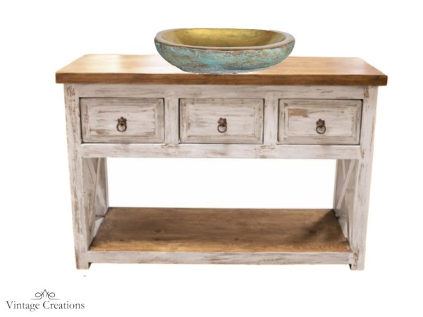 Handmade Bathroom Furniture antique Gavdos offers