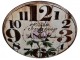 Handmade Wooden Wall Clock Flower