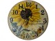 Handmade Wooden Wall Clock Flower Sun