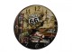 Wall Clock With Car Painting