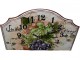 Wooden Wall Clock With hand painting Grape in various designs