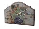 Wooden Wall Clock With hand painting Grape in various designs