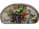 Wooden Wall Clock With hand painting Grape in various designs