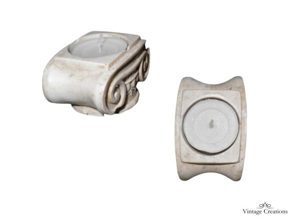 Διακοσμητικές Χειροποίητες Βάσεις Κεριών Κίονας 