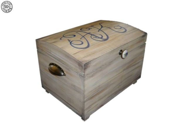 Κασελάκια Αντικέ Ξύλινα Με Αρχικά Γράμματα Ονομάτων