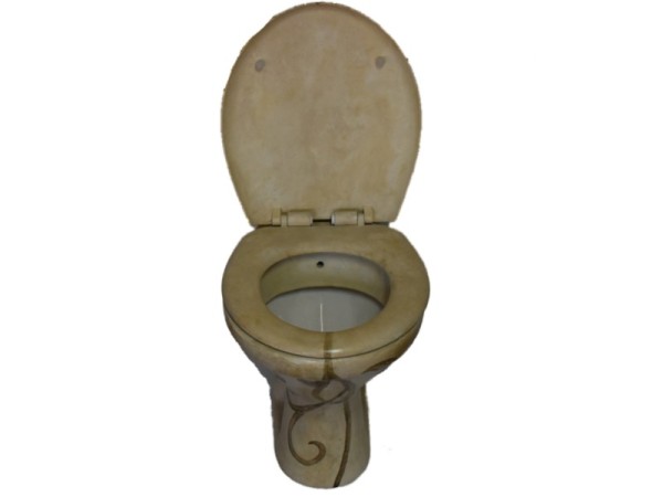 Χειροποίητες Λεκάνες Καζανάκια Μπάνιου Τεχνοτροπία Πέτρας Με Σχέδιο