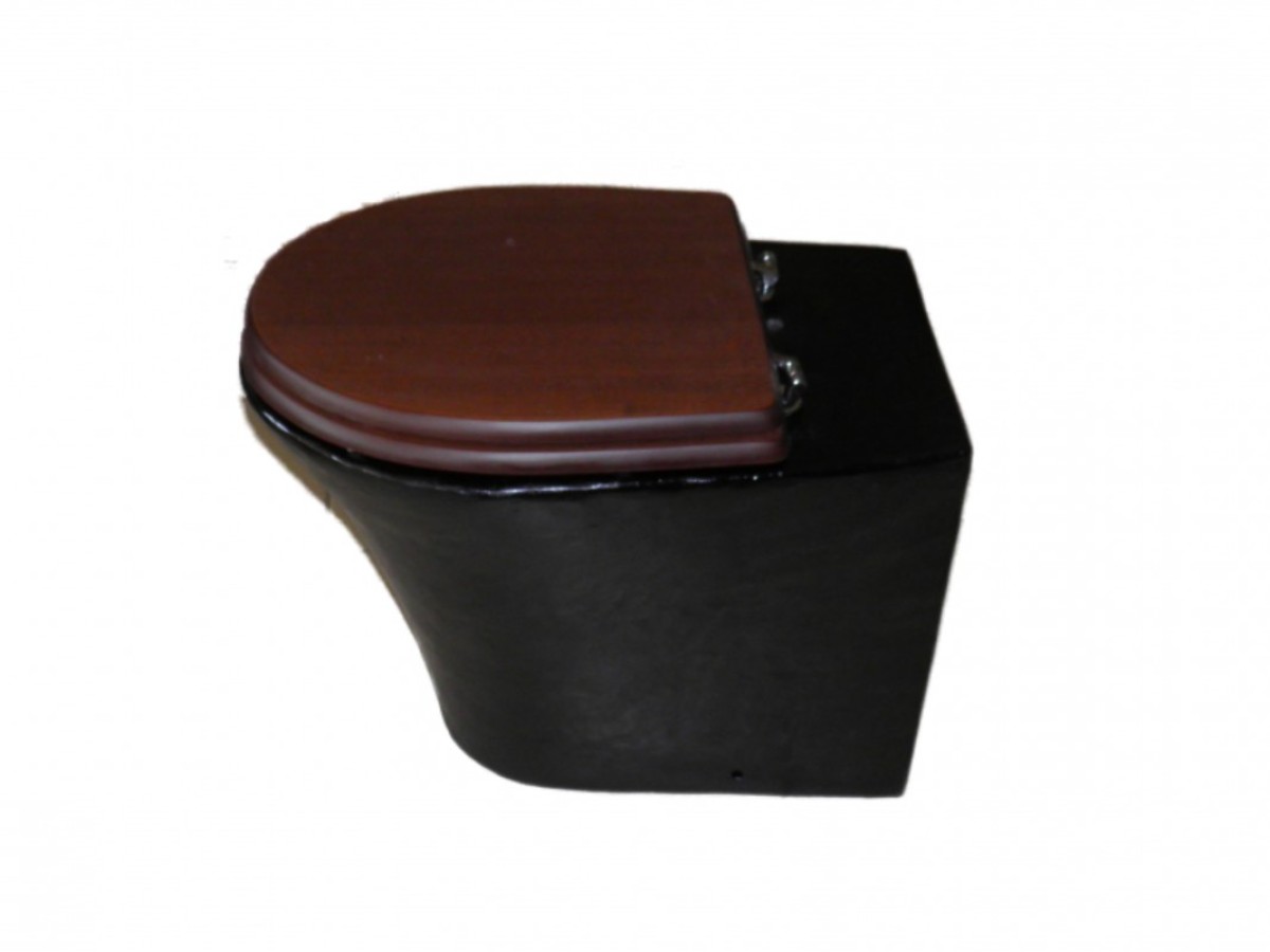 Χειροποίητες Πέτρινες Λεκάνες Καζανάκια Μαύρες Τραβερτίνο.