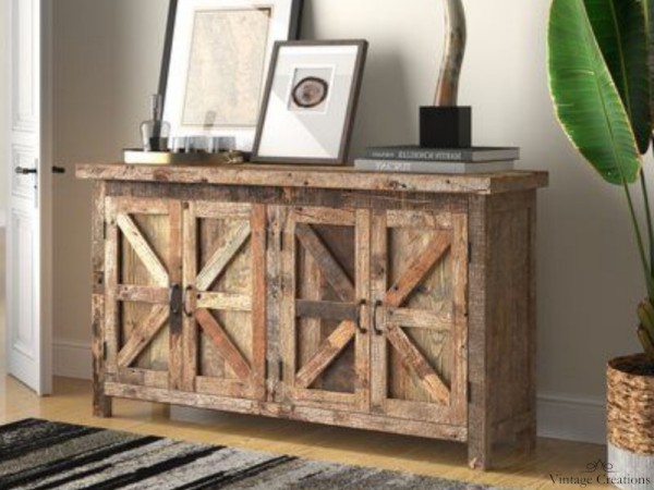 Karpenisi solid wood rustic sideboards