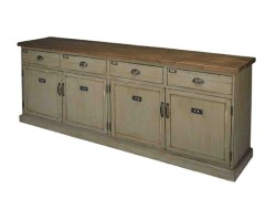 Living Retro Wooden Buffet Handmade Dimitra