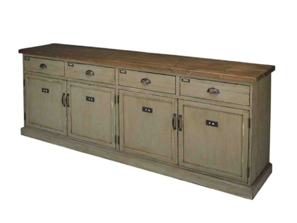 Living Retro Wooden Buffet Handmade Dimitra