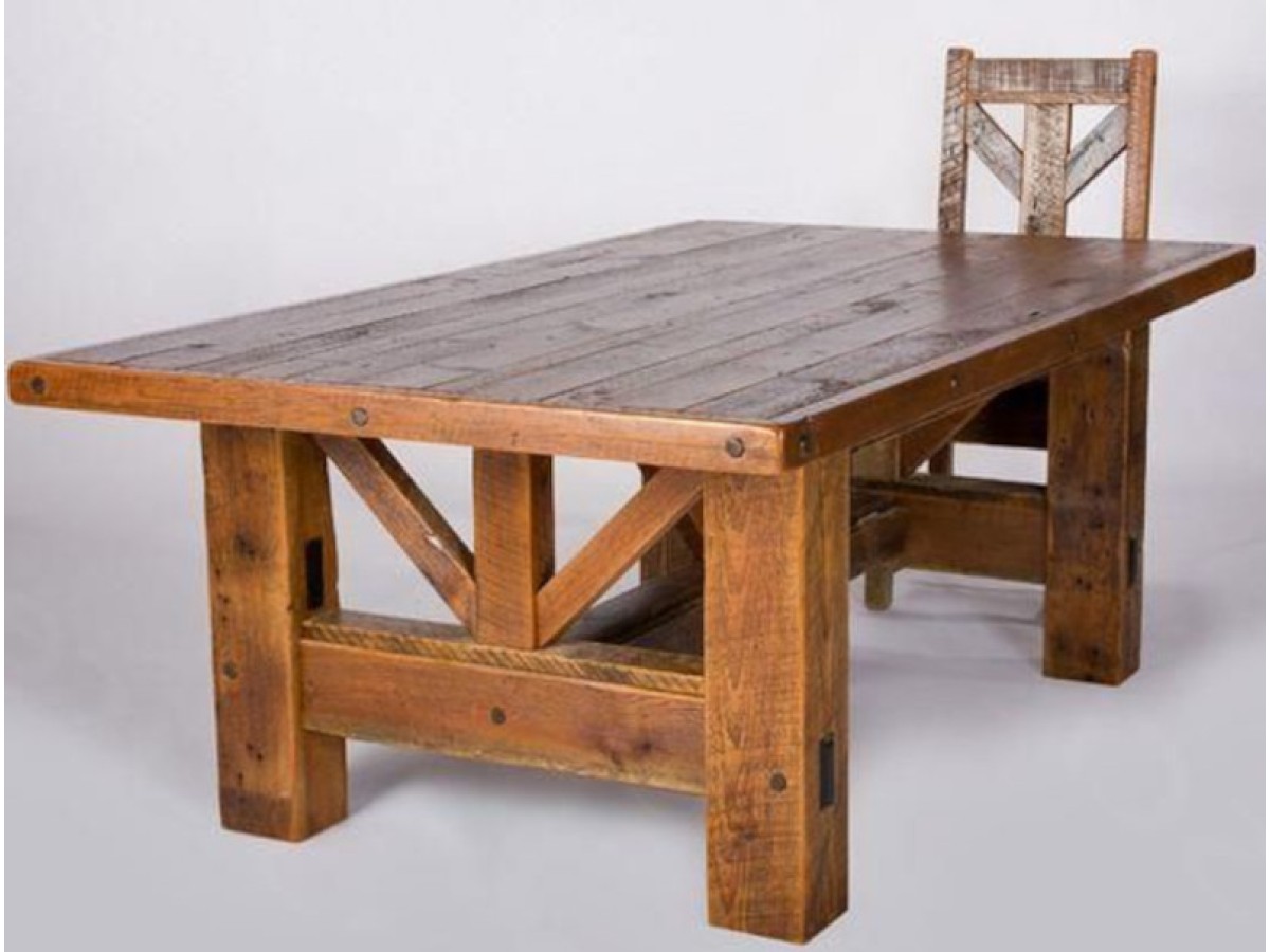 Μασίφ τραπεζαρία κουζίνας rustic Μέγας προσφορές 