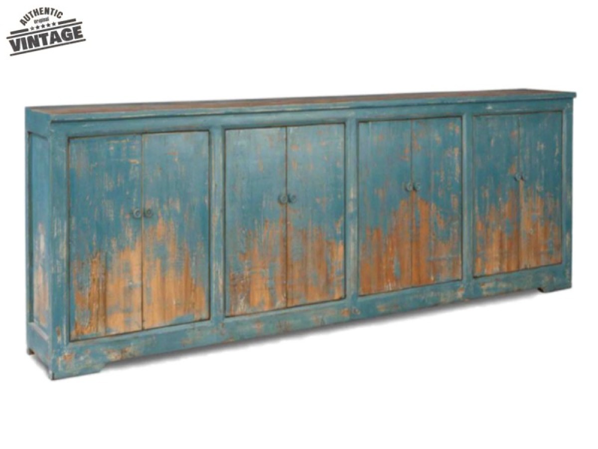 Παλαιωμένος Rustic Έπιπλο Μπουφές Σαλονιού Πηνελόπη