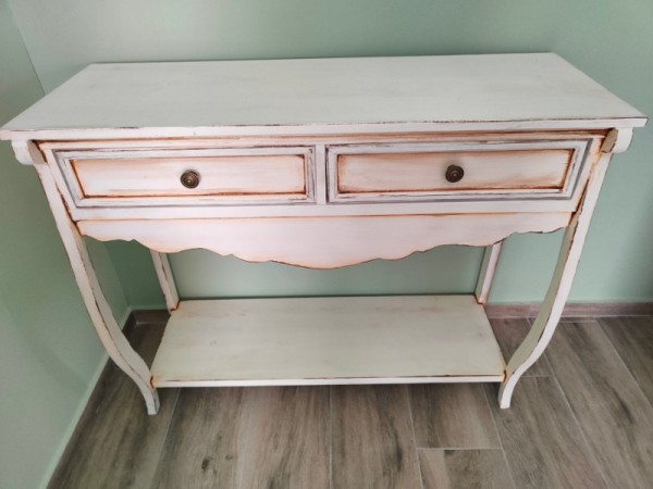 Vintage Χειροποίητη Κλασική Κονσόλα Δανάη