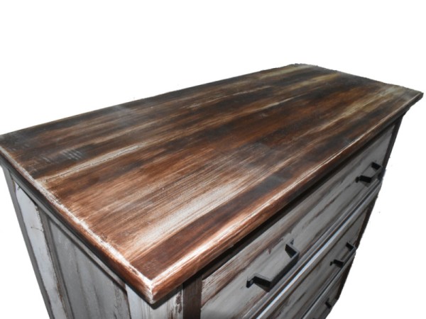 Vintage παλαιωμένη συρταριέρα Σοφία 