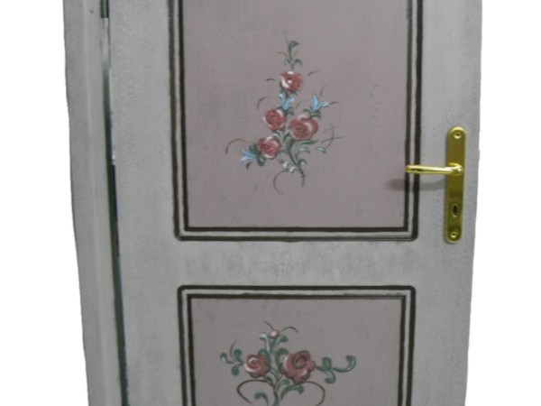 Πόρτα Ρετρό Αθηνά ζωγραφική Παλαιού Στυλ Πεπαλαιωμένη