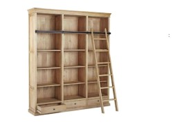 Large rustic library shelves Grevena