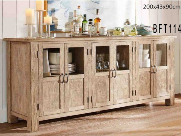 Pandora solid buffet with aging technique