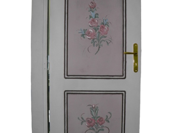 Πόρτα Ρετρό Αθηνά ζωγραφική Παλαιού Στυλ Πεπαλαιωμένη