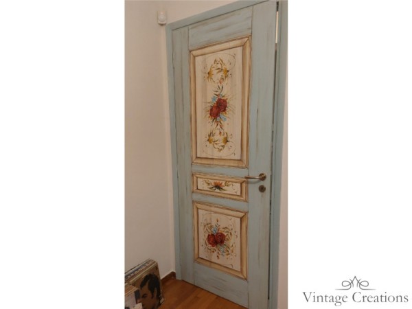 Retro πόρτες εσωτερικές παλαιωμένες Δανάη  