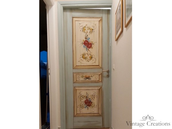 Retro πόρτες εσωτερικές παλαιωμένες Δανάη  