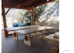 Χειροποίητη Μασίφ Τραπεζαρία «Καρυές»