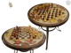 Antique Handmade Chess Tables Terrace