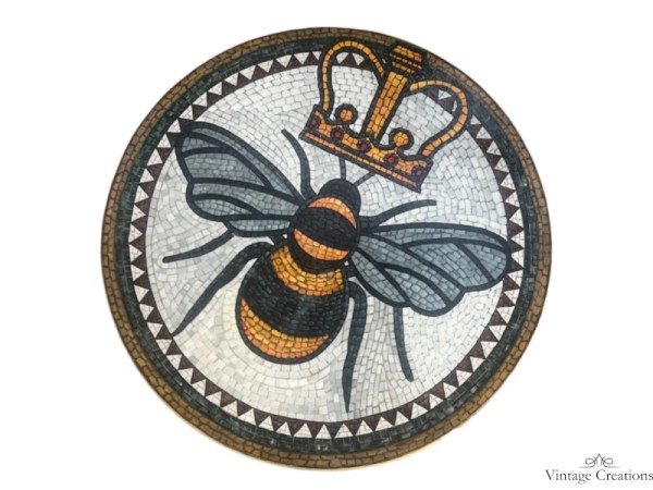 Mosaic bee patio garden tables