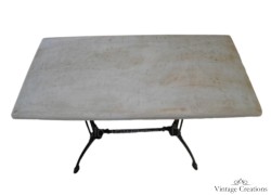 Natural beige travertine stone tables